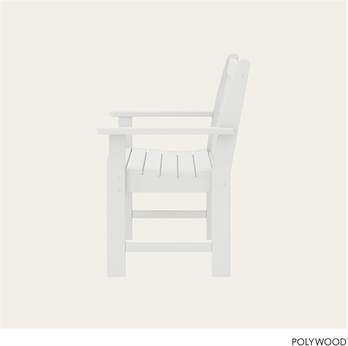 POLYWOOD GNB48WH Vineyard 48" Bench, White