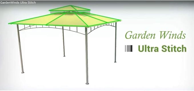 Garden Winds Universal Pergola Replacement Canopy - Standard 350 - Palm