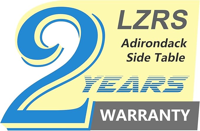 LZRS Adirondack Square Outdoor Side Table for Patio, Pool Composite Patio Table,HDPE End Tables for Backyard,Pool, Indoor Companion, Easy Maintenance & Weather Resistant(Brown Mixture)