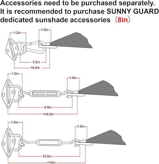 SUNNY GUARD Custom Size 11'x16' Rectangle Terra Red UV Block Sunshade for Backyard Yard Deck Patio Garden Outdoor Activities and Facility(Customized)