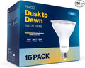Sunco 16 Pack LED PAR30 Dusk to Dawn Light Bulb for Outside Porch, Patio, Backyard, 11W=75W, 850 LM, 5000K Daylight , Non-Dimmable, Photocell Sensor, UL