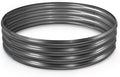 Land Guard Galvanized Raised Garden Bed, Planter Raised Garden Beds Outdoor, Round Clearance Raised Garden Beds for Gardening Vegetables 4x4x1ft (Gray)……