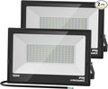 USTELLAR 120W LED Flood Lights Outdoor Hardwired 2Pack Bright 120W Equiv. 24000LM Security Light Outside Lamp IP66 Waterproof 6000K Daylight White Spot Light Exterior Floodlight for Backyard House