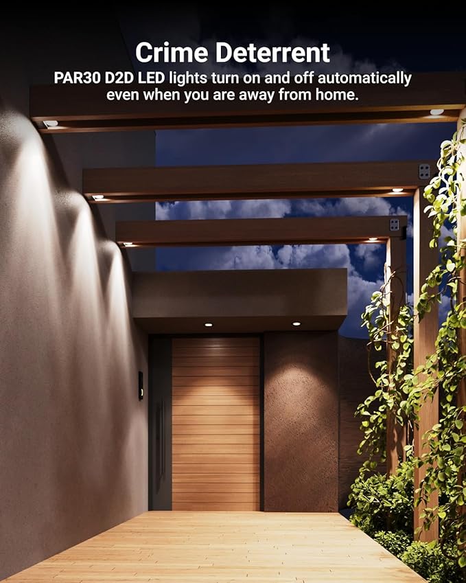 Sunco 24 Pack LED PAR30 Dusk to Dawn Light Bulb for Outside Porch, Patio, Backyard, 11W=75W, 850 LM, 5000K Daylight , Non-Dimmable, Photocell Sensor, UL