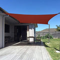 SUNNY GUARD Custom Size 12'x22' Rectangle Terra Red UV Block Sunshade for Backyard Yard Deck Patio Garden Outdoor Activities and Facility(Customized)