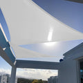SUNNY GUARD Custom Size 15'x15'x15' Silver Grey Sun Shade Sail Triangle UV Block Shade for Backyard Yard Patio Deck Garden(Customized)