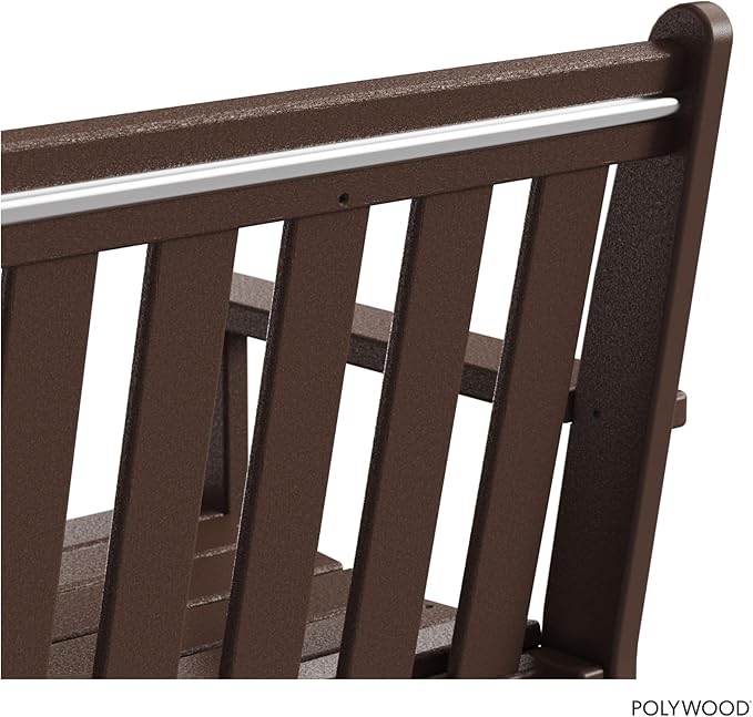 POLYWOOD GNB60MA Vineyard 60" Bench, Mahogany