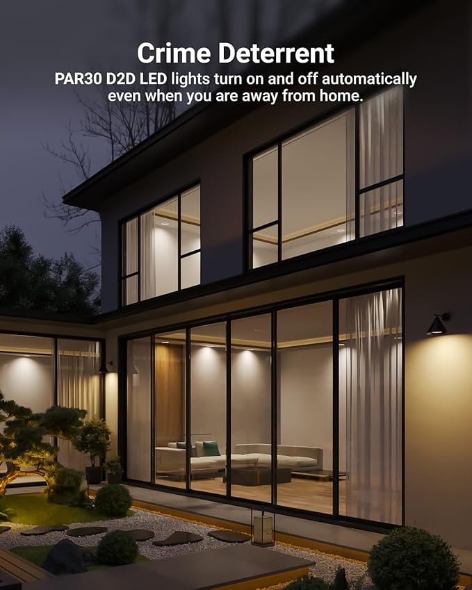 Sunco 12 Pack LED PAR30 Dusk to Dawn Light Bulb for Outside Porch, Patio, Backyard, 11W=75W, 850 LM, 5000K Daylight , Non-Dimmable, Photocell Sensor, UL