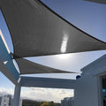 SUNNY GUARD Sun Shade Sail 16'x16'x16' Triangle Graphite Grey UV Block Sunshade for Backyard Yard Deck Patio Garden Outdoor Activities and Facility(We Make Custom Size)