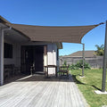 SUNNY GUARD Custom Size 16'x24' Brown Sun Shade Sail Rectangle UV Block Shade for Backyard Yard Patio Deck Garden(Customized)