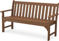 POLYWOOD GNB60TE Vineyard 60" Bench, Teak